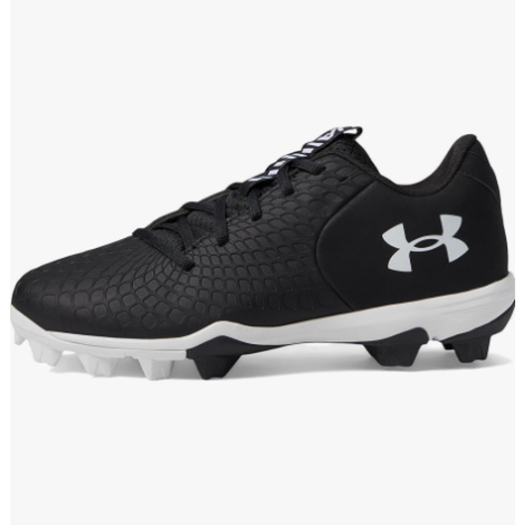 UNDER ARMOUR Womens Glyde 2.0 Rm Baseball Cleats US 10.5 EU 42.5 Black White NIB - Picture 1 of 11